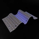 hoja de luz led rgbw